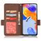  Xiaomi Redmi Note 11 Pro 5G Fodral Litchi Textur Brun - Teknikhallen.se