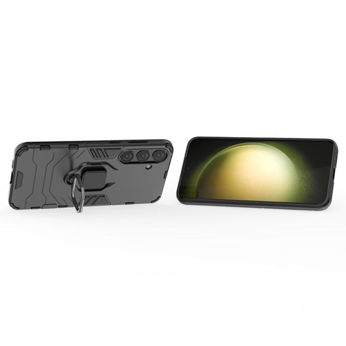 Bild 2,  Samsung Galaxy S24 Plus Skal Ring Hybrid Armor Svart - Teknikhallen.se