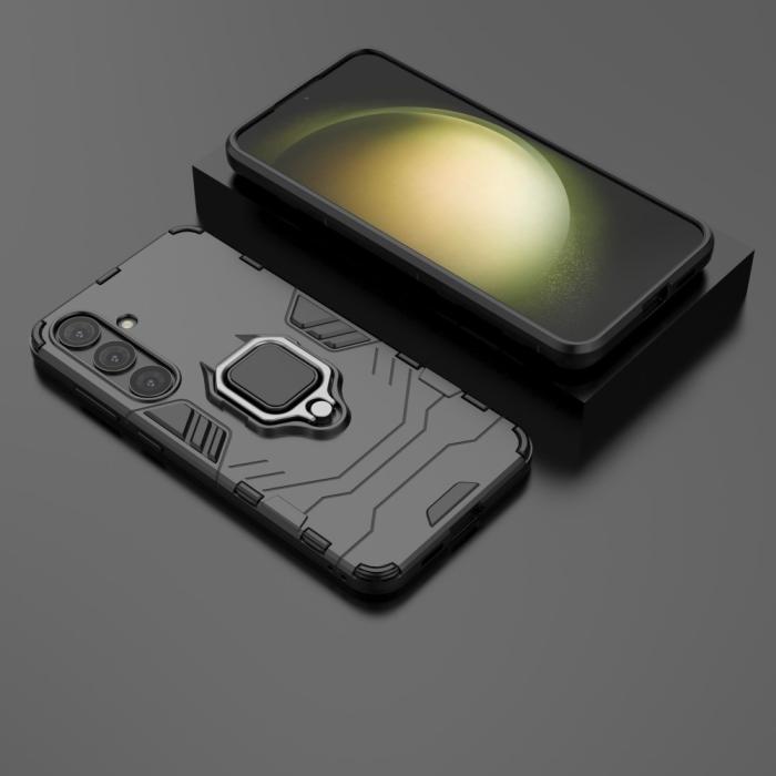 Bild 4,  Samsung Galaxy S24 Plus Skal Ring Hybrid Armor Svart - Teknikhallen.se