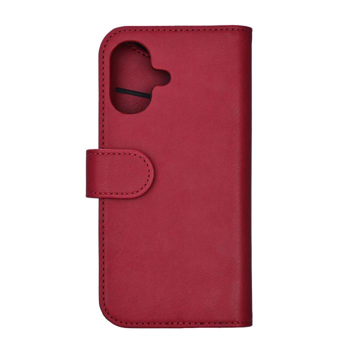 Bild 2, Gear Gear iPhone 17 Fodral MagSafe Läder Deep Red - Teknikhallen.se