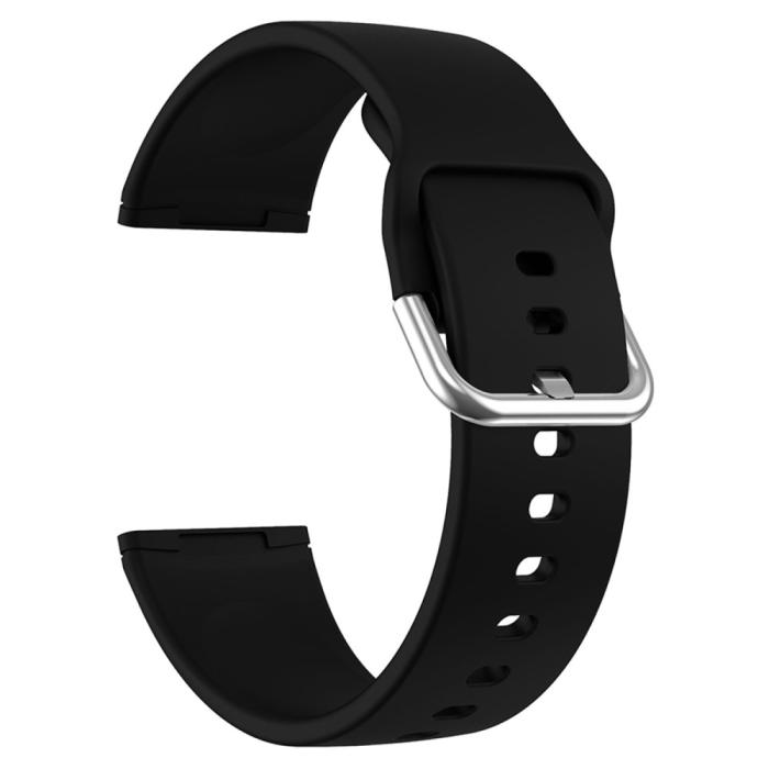 Bild 3,  Fitbit Versa 4/Sense 2 Klockarmband Silikon Svart - Teknikhallen.se