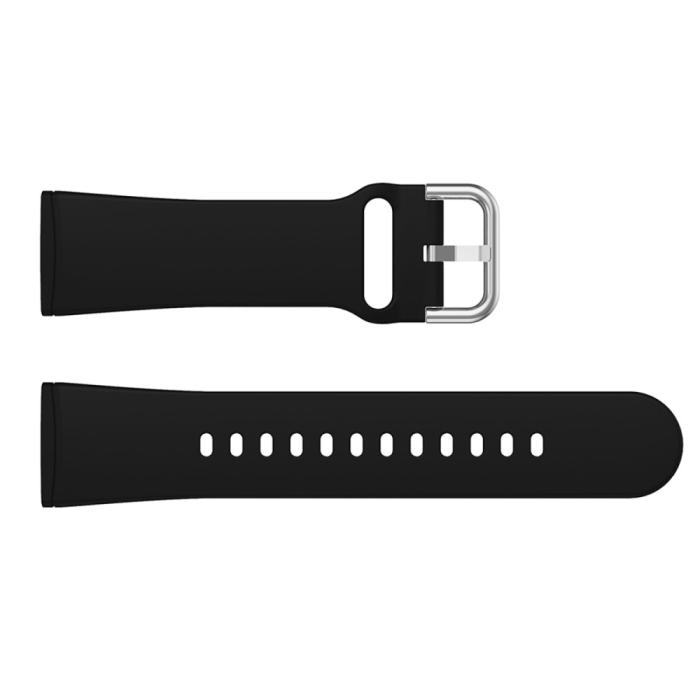 Bild 4,  Fitbit Versa 4/Sense 2 Klockarmband Silikon Svart - Teknikhallen.se
