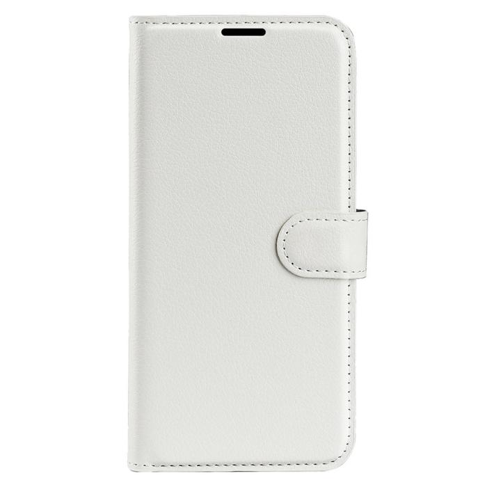 Bild 5,  Google Pixel 8 Fodral Litchi Textur Vit - Teknikhallen.se