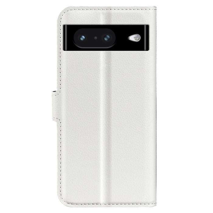 Bild 6,  Google Pixel 8 Fodral Litchi Textur Vit - Teknikhallen.se