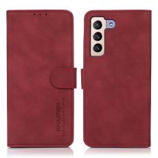 KHAZNEH KHAZNEH Samsung Galaxy S23 Plus Fodral L&auml;der R&ouml;d - Teknikhallen.se