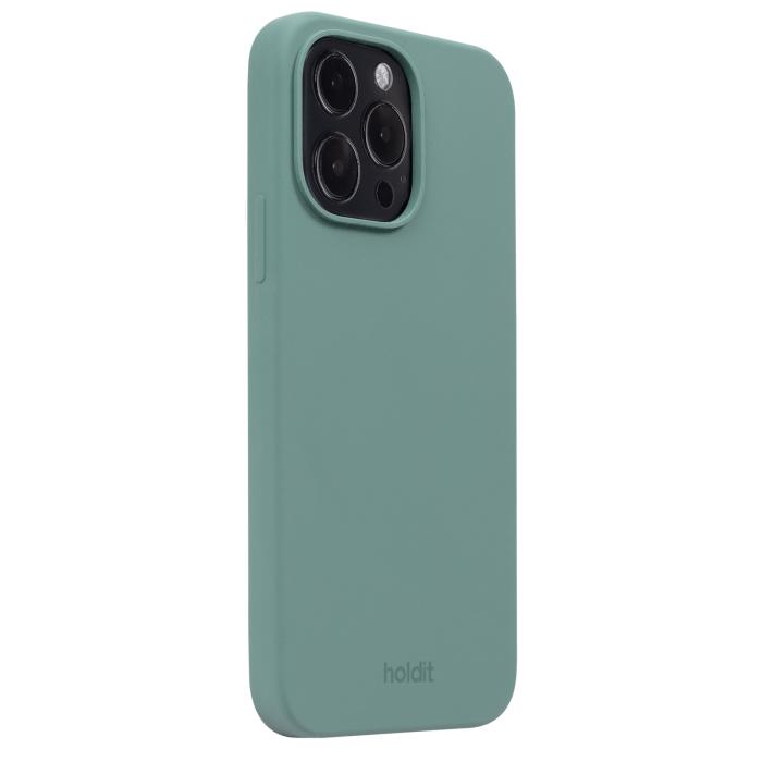Bild 2, holdit holdit iPhone 14 Pro Max Skal Silikon Moss Green - Teknikhallen.se