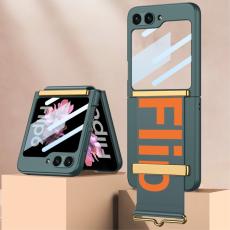 GKK GKK Galaxy Z Flip 6 / 7 FE Skal B&auml;lte Hybrid Gr&ouml;n/Orange - Teknikhallen.se