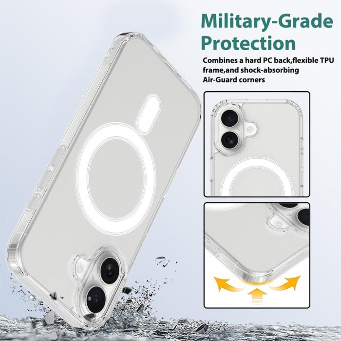 Bild 3,  iPhone 18 Skal MagSafe TPU Transparent - Teknikhallen.se