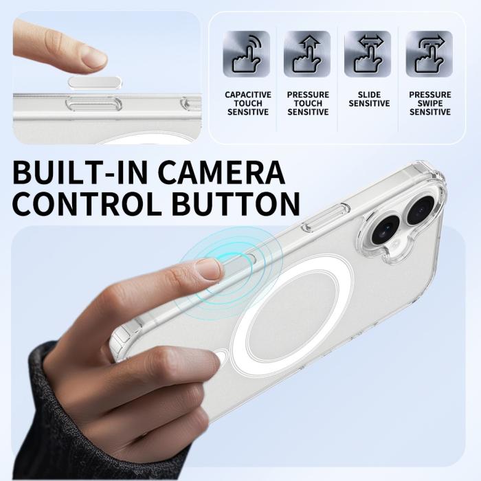 Bild 4,  iPhone 18 Skal MagSafe TPU Transparent - Teknikhallen.se