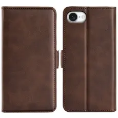  iPhone 17e / 16e Fodral L&auml;der Brun - Teknikhallen.se
