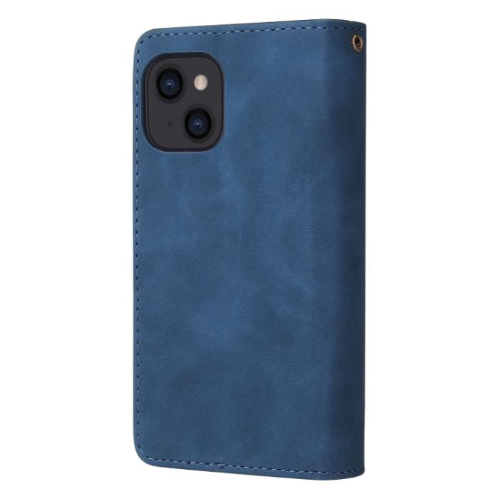 Bild 3,  iPhone 14 Fodral Multifunktionell Flerfack Blå - Teknikhallen.se