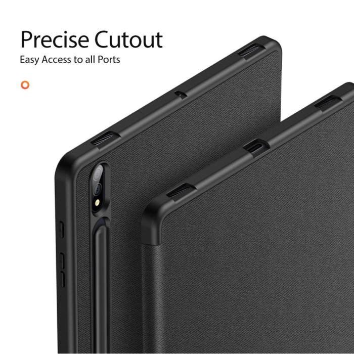 Bild 6, DUX DUCIS DUX DUCIS Galaxy Tab S9 Plus Fodral DOMO Tri-Fold Svart - Teknikhallen.se