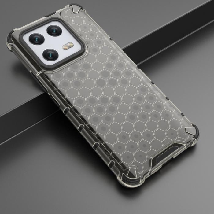 Bild 2,  Xiaomi 13 Pro 5G Skal Shockproof Honeycomb Textur Svart - Teknikhallen.se