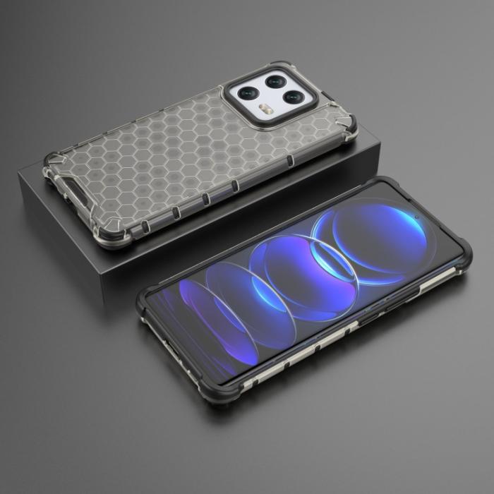 Bild 3,  Xiaomi 13 Pro 5G Skal Shockproof Honeycomb Textur Svart - Teknikhallen.se