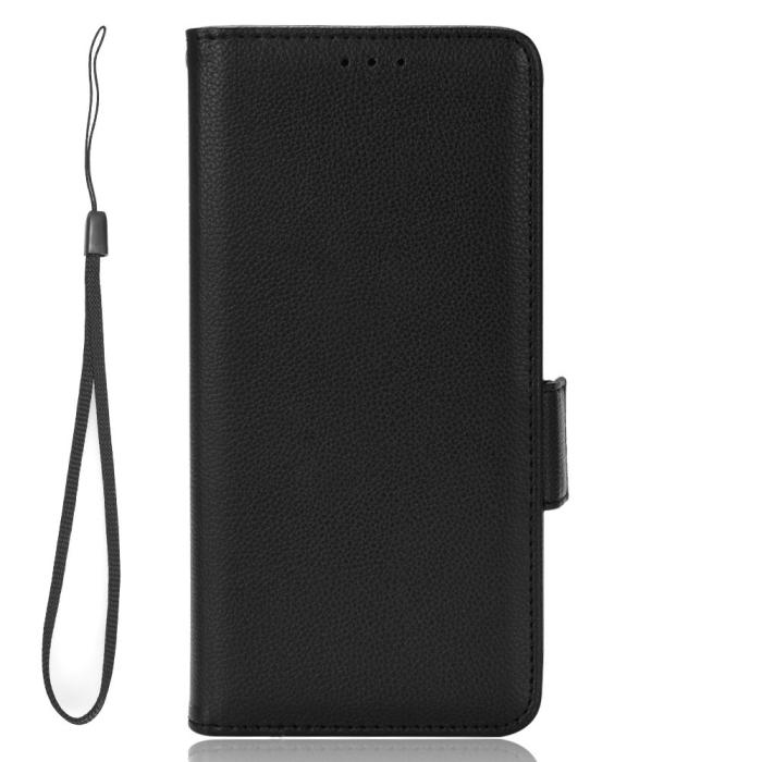 Bild 6,  Motorola Edge 30 Neo Fodral Litchi Textur Svart - Teknikhallen.se