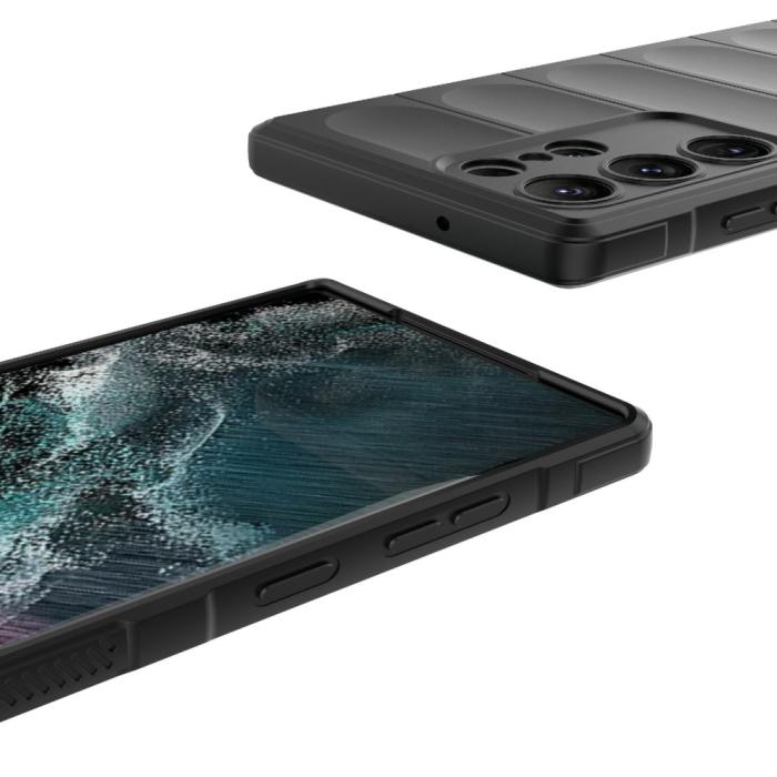 Bild 5,  Samsung Galaxy S23 Ultra Skal Magic Shield Ljus Grå - Teknikhallen.se