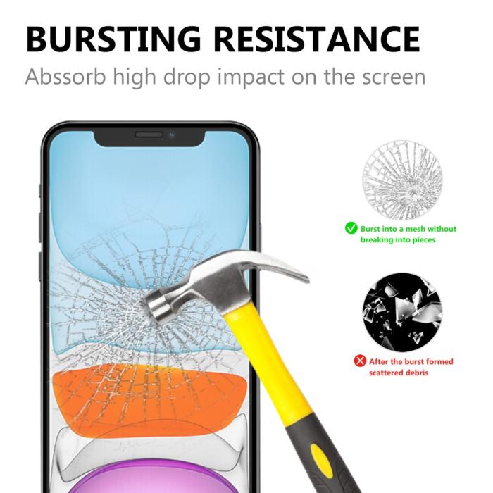 Bild 2,  iPhone 12 Mini - Heltäckande Premium Skärmskydd I Härdat Glas - Teknikhallen.se