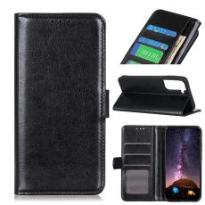  Samsung Galaxy S21 Plus - Retro L&auml;der Fodral - Svart - Teknikhallen.se
