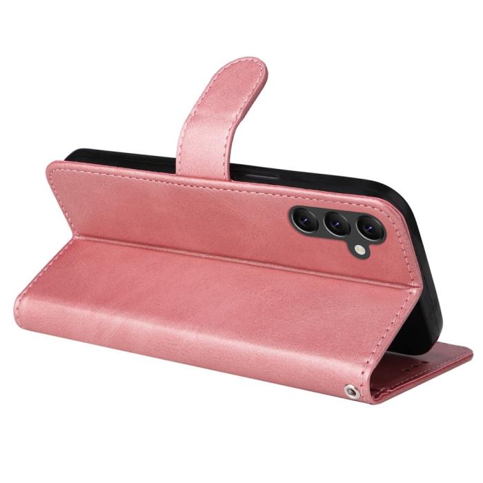 Bild 4,  Samsung Galaxy A14 4G/5G Fodral Läder Roséguld - Teknikhallen.se