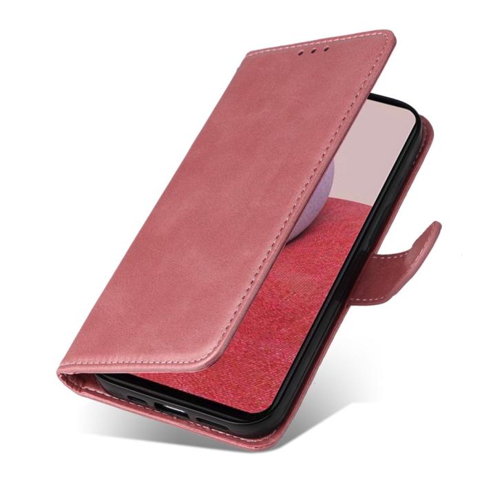Bild 5,  Samsung Galaxy A14 4G/5G Fodral Läder Roséguld - Teknikhallen.se