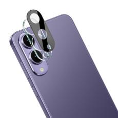 IMAK IMAK Samsung Galaxy S25 Edge Linsskydd H&auml;rdat Glas Svart - Teknikhallen.se