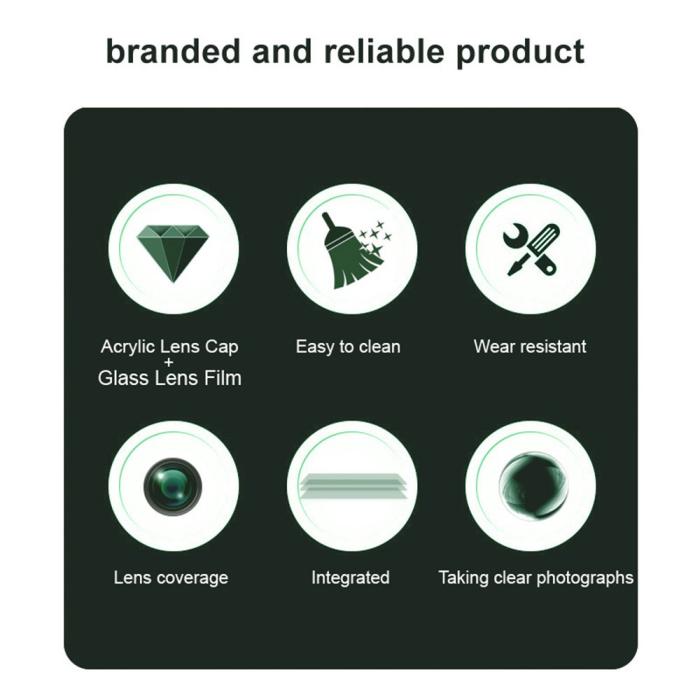 Bild 4, IMAK IMAK Samsung Galaxy S25 Edge Linsskydd Härdat Glas Svart - Teknikhallen.se