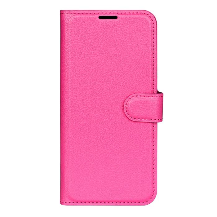 Bild 4,  Xiaomi 17T Pro Fodral Litchi Läder Mörk Rosa - Teknikhallen.se