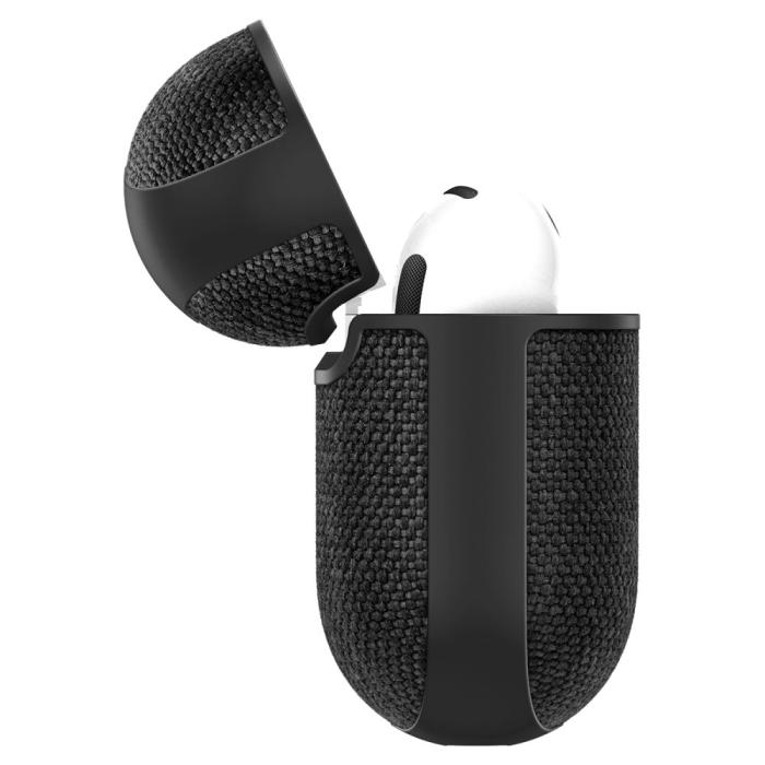 Bild 4, Spigen Spigen AirPods 4 Skal Urban Fit Svart - Teknikhallen.se
