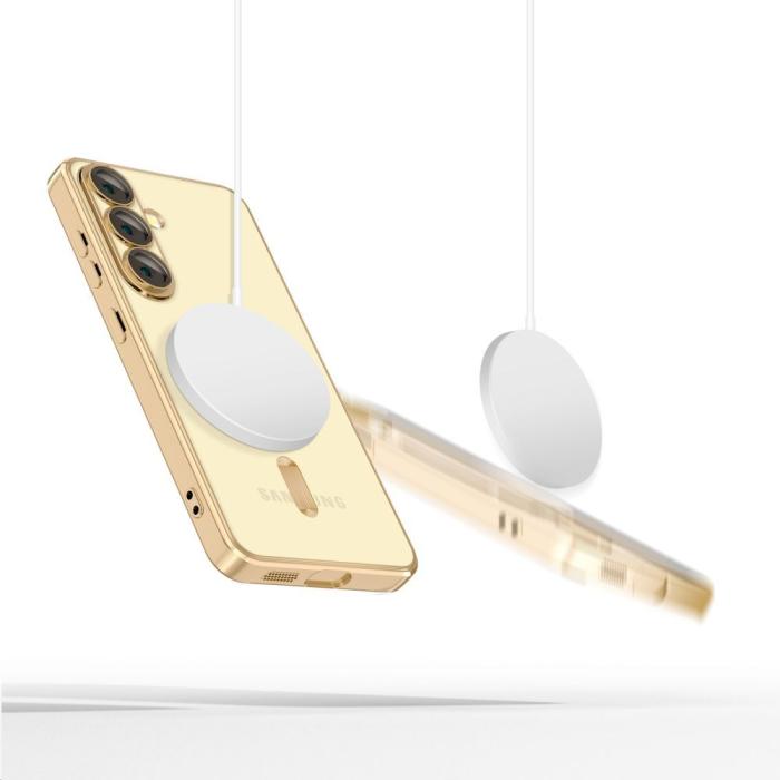 Bild 4, Tech-Protect Tech-Protect Galaxy A36 5G Skal MagSafe MagFlex Shiny Gold - Teknikhallen.se