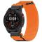  Klockarmband 26 mm Nylon Justerbart Orange/Svart - Teknikhallen.se