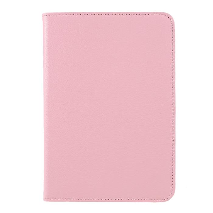 Bild 2,  iPad Mini 2024/2021 Fodral 360° Rotation Litchi Ljus Rosa - Teknikhallen.se