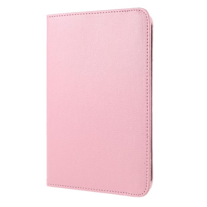 Bild 3,  iPad Mini 2024/2021 Fodral 360° Rotation Litchi Ljus Rosa - Teknikhallen.se