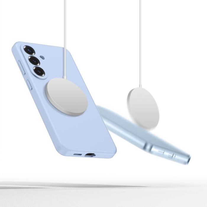 Bild 4, Tech-Protect Tech-Protect Galaxy S26 Skal MagSafe Silicone Sky Blue - Teknikhallen.se
