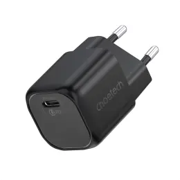 Choetech Choetech 30W GaN PD USB-C Väggladdare Svart - Teknikhallen.se