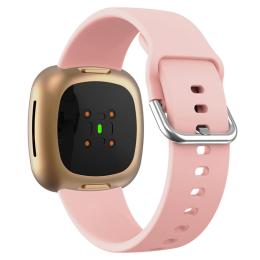  Fitbit Versa 4/Sense 2 Klockarmband Silikon Rosa - Teknikhallen.se