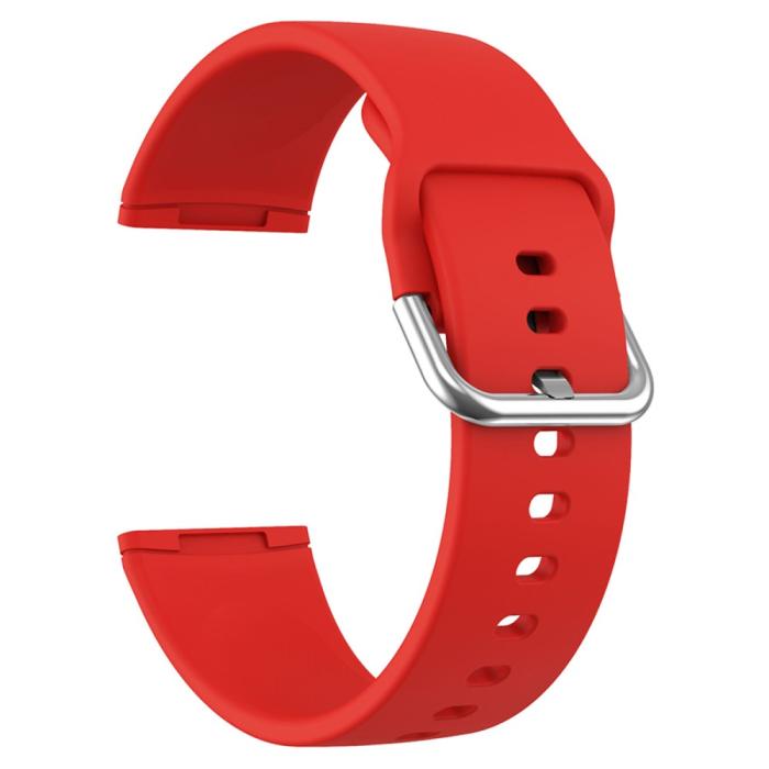 Bild 3,  Fitbit Versa 4/Sense 2 Klockarmband Silikon Röd - Teknikhallen.se