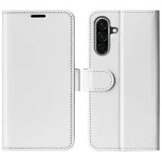  Samsung Galaxy A36 5G/A56 5G Fodral Crazy Horse L&auml;der Vit - Teknikhallen.se