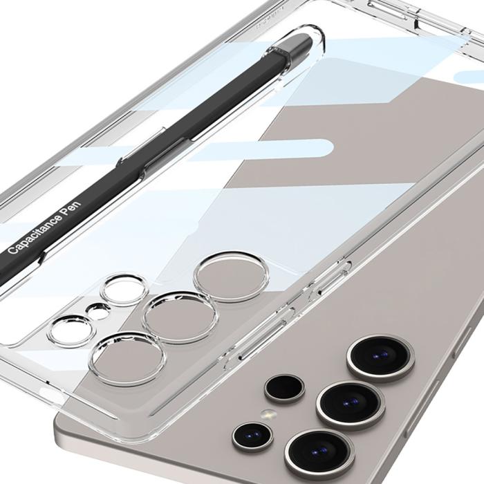 Bild 2, GKK GKK Galaxy S25 Ultra Skal Inkl. Penna Transparent - Teknikhallen.se