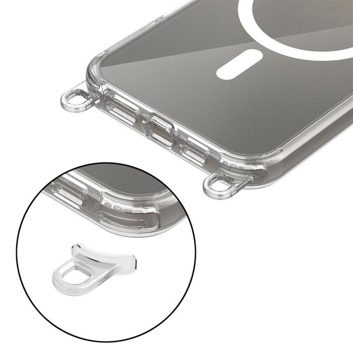Bild 2, Tech-Protect Tech-Protect iPhone 16 Pro Max Skal FlexAir Chain Svart/Taupe - Teknikhallen.se