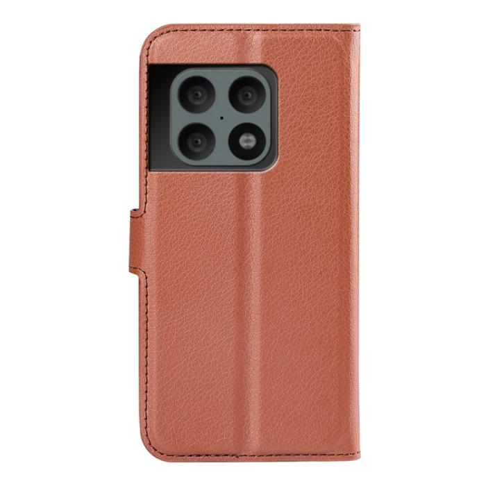 Bild 3,  OnePlus 10 Pro 5G Fodral Litchi Textur Brun - Teknikhallen.se