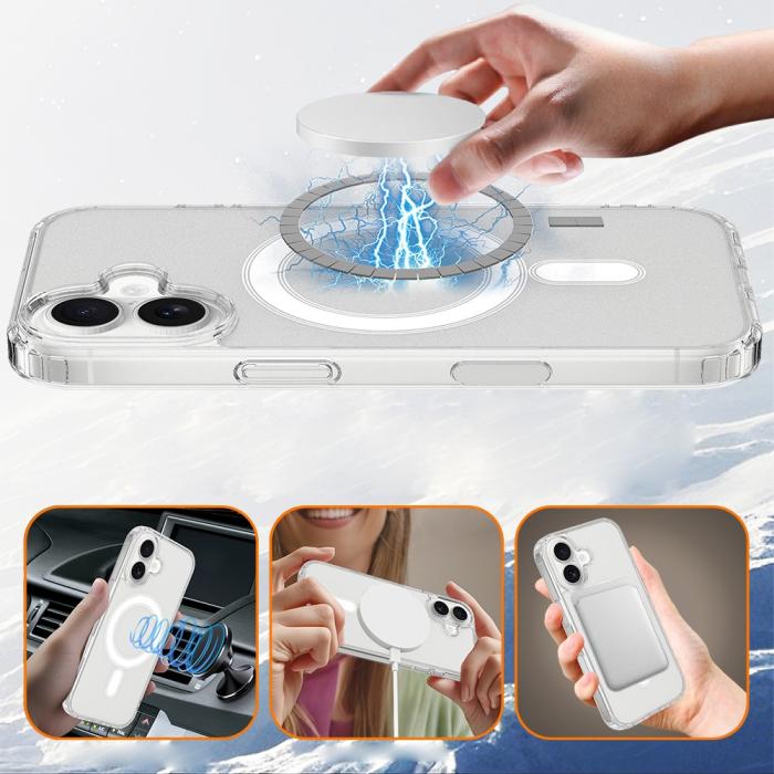 Bild 5,  iPhone 18 Skal MagSafe TPU Transparent - Teknikhallen.se