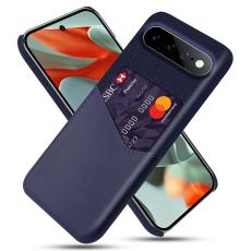  Google Pixel 11 Pro XL Skal PU L&auml;der Med Korth&aring;llare Bl&aring; - Teknikhallen.se