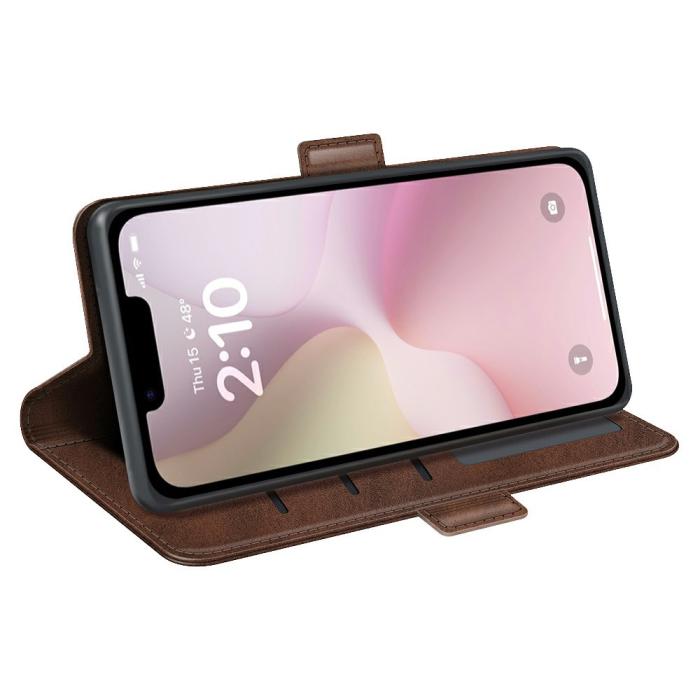 Bild 3,  iPhone 17e / 16e Fodral Läder Brun - Teknikhallen.se