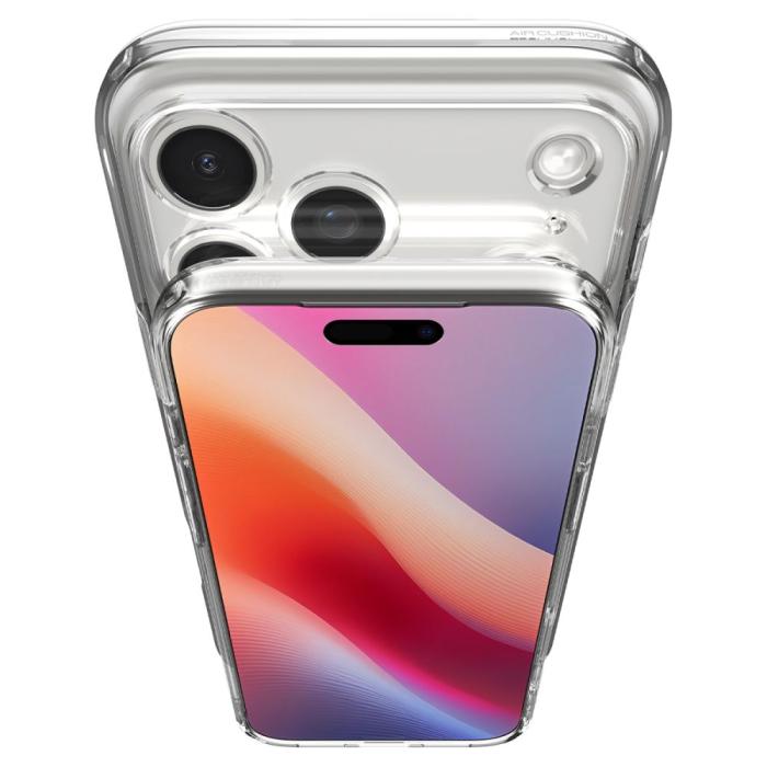 Bild 5, Spigen Spigen iPhone 17 Pro Max Skal Ultra Hybrid Crystal Clear - Teknikhallen.se