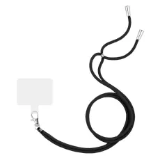  Mobilsn&ouml;re / Mobilhalsband / Mobilh&aring;llare Svart - Teknikhallen.se