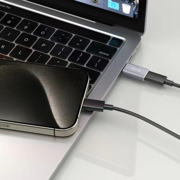 Bild 3, Tech-Protect Tech-Protect USB-C Till Lightning Adapter UltraBoost Grå - Teknikhallen.se