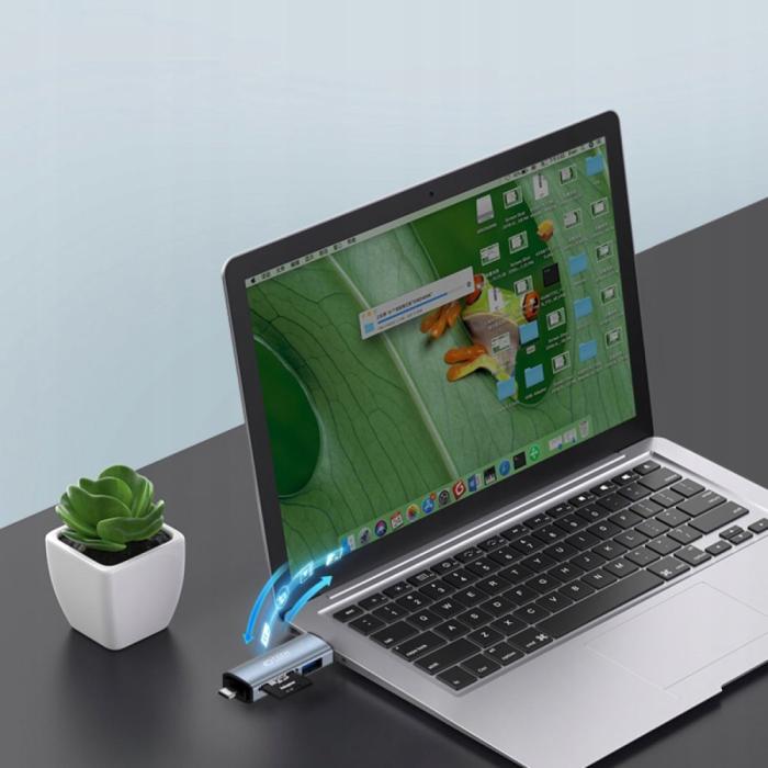 Bild 3, Tech-Protect Tech-Protect USB-C/USB-A - USB SD/Micro SD Kortläsare UltraBoost - Teknikhallen.se