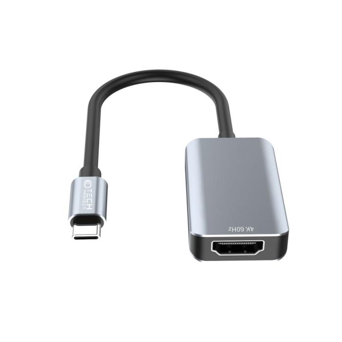 Bild 3, Tech-Protect Tech-Protect USB-C-HDMI 4K 60Hz Adapter UltraBoost Svart - Teknikhallen.se