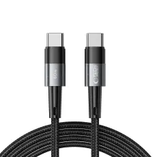 Tech-Protect Tech-Protect 2 m 60W/3A PD USB-C - USB-C Kabel UltraBoost Gr&aring; - Teknikhallen.se