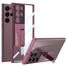 GKK GKK Galaxy S24 Ultra Skal Hybrid Kickstand R&ouml;d - Teknikhallen.se